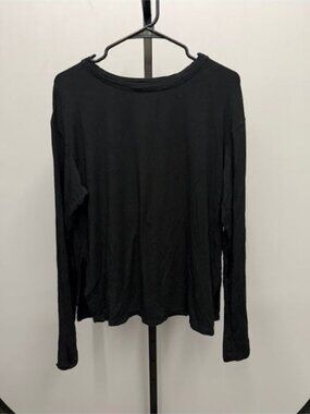 Glow Mode Black Long Sleeve Activewear Tee